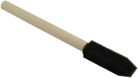 50pcs 1/2" Foam Brush with High Density Foam, mini Foam Brush for Acrylic Paint, Staining, Varnish, DIY Craft & Wood Furniture