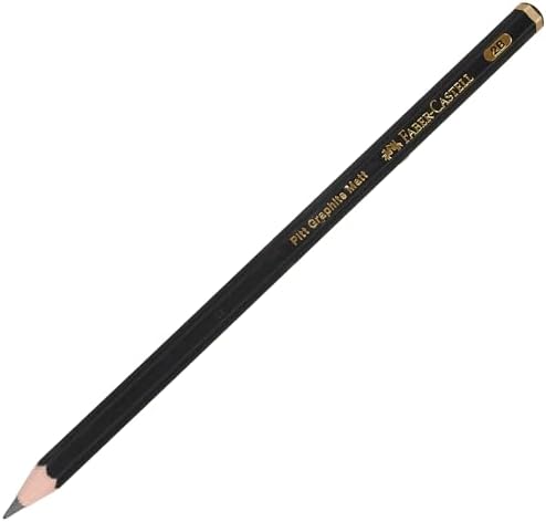 Faber-Castell Art & Graphic Pitt Graphite Matt Pencil, Matt Graphite, 2B, For Art, Craft, Drawing, Sketching, Home, School, University, Colouring