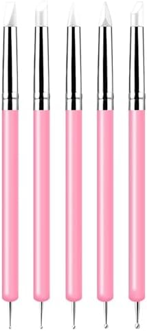 15 PCS Pink Clay Sculpting Tools Set, Professional Silicone Brushes & Dotting Tools Kit for Polymer Clay, Air Dry Clay, Pottery, Modeling & Crafting