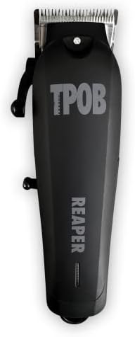 TPOB Slime 2 Barber Hair Clippers Trimmer Shaver Set for Men with Matte case and X Fade Blade (Black Pack)