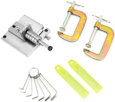 QWORK Heavy Duty Leather Strap Cutting Tool, 7075 Aluminium Alloy Plate Leather Belt Cutting Machine, Max 60mm Cut Width, for Thick, Hard Leather