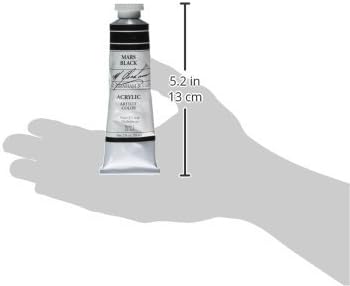 M. Graham 2-Ounce Tube Acrylic Paint, Mars Black