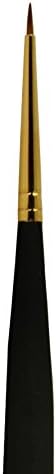 Princeton Artist Brush, Mini-Detailer Brushes for Watercolor, Acrylic and Gouache Series 3050, Spotter Synthetic Sable, Size 3x0