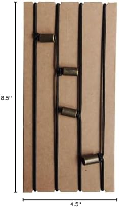 Wanderings Travelers Notebook Elastic Bands – A5 & Regular/Standard Size – 4 Pack Jump Bands with Decorative Bead – Replacement Connection Straps for Refillable Travel Journals