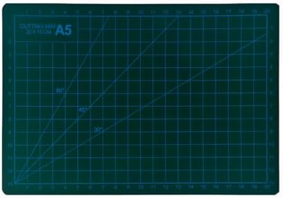 A5 Self-Healing Cutting Mat - 5.7" x 8.3" - Versatile Craft Board for Precision Cutting & Easy Measurement - Ideal for Sewing, Quilting, Scrapbooking & Arts