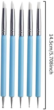 18Pcs Clay Sculpting Tool Set, Polymer Clay Kit with Ball Stylus Pens, Silicone Sculpting Brushes & Detail Carving Tools, Professional Pottery Modeling Tools for Clay, Ceramic & DIY Crafts