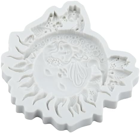 Flower Fairy Polymer Clay Mold Fairy Angels Sun Moon Silicone Molds