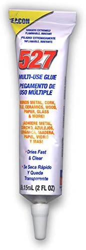BEACON 527 Multi-Use Glue for Ceramics, China, Metal & More - Quick-Dry, Waterproof & Weatherproof Adhesive, 2-Ounce, 2-Pack