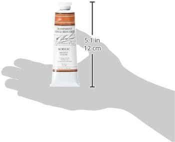 M. Graham 2-Ounce Tube Acrylic Paint, Transparent Orange Iron Oxide