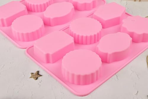 Mothers Day Chocolate Molds 2pcs Silicone Molds for Homemade Soap, Candle, Resin, Candy, Pudding