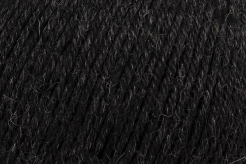 100% Baby Alpaca Yarn for Knitting & Crocheting - Set of 3 Skeins of Premium Yarn DK - Lightweight, Hypoallergenic & Thermal Peru Made - Ideal for Delicate Projects (N044 - Charcoal)