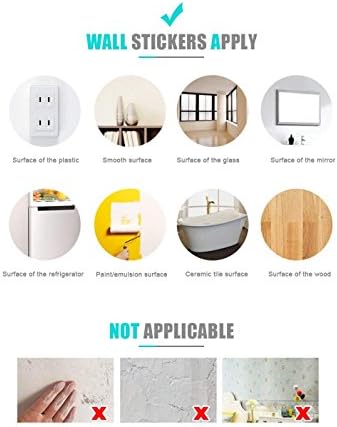 Butterfly Wall Stickers - 60 pcs 3D Butterflies Removable Mural Wall Stickers for Home Room Bedroom Decorations