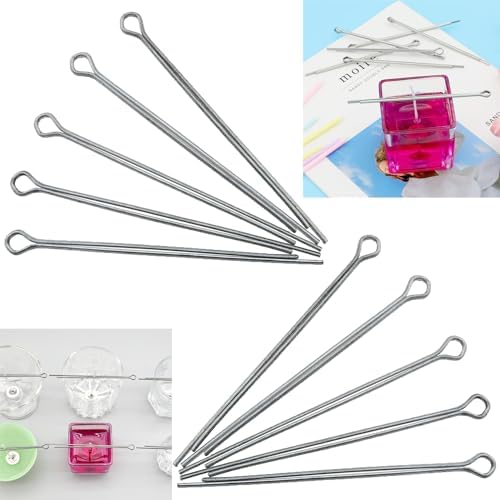 Heyous 10PCS Candle Making Supply Accessory DIY Candle Tool Metal Wick Holder Clip
