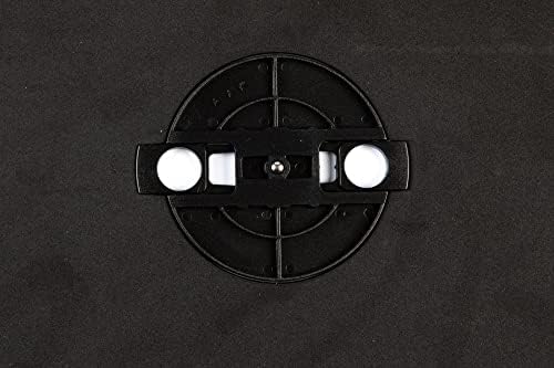The Quilted Bear Rotating Cutting Mat - Circular 14" x 14" Self Healing 360° Rotating Craft Cutting Mat with Innovative Locking Mechanism for Quilting, Sewing, Dressmaking & Crafts (Pink)