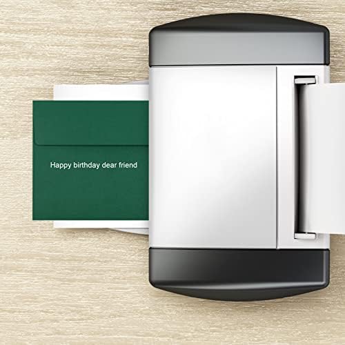 50 Packs 5x7 Envelopes, A7 5x7 Envelopes for Invitations, Printable Invitation Envelopes Self Seal for Weddings, Invitations, Photos, Greeting Cards, Mailing (Dark Green)