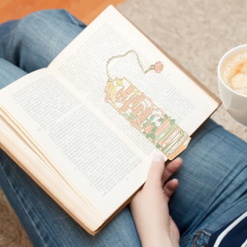 4Pcs Metal Bookmarks Cute Book Mark for Book Lovers Page Tracker Bookmark Supplies Bookmarks for Reading Women
