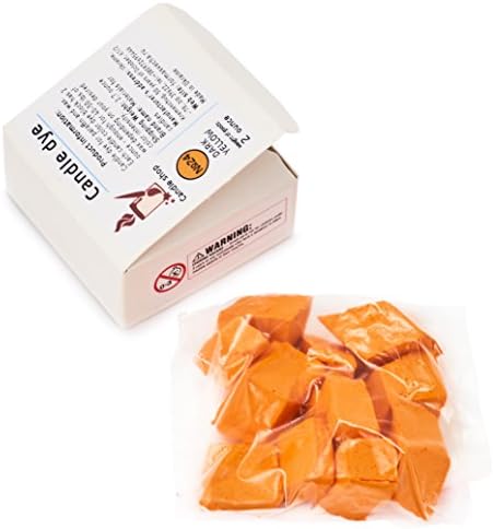 Dark Yellow Candle Wax Dye 2 oz - Candle Color Dye Blocks