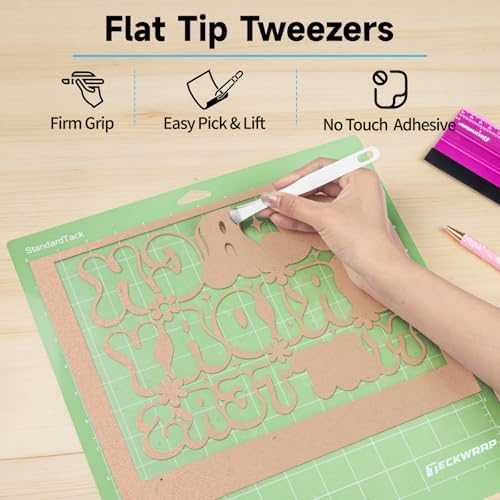 TECKWRAP Brayer Roller Set for Vinyl DIY Crafts & Relief Printing - 4 PCS