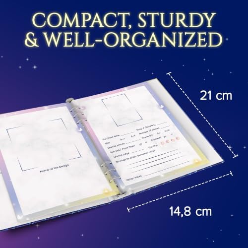 Picmondoo Diamond Art Painting Stash Book – A5 Collection Inventory Binder