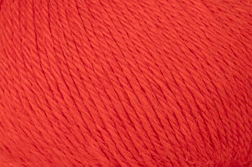 100% Baby Alpaca Yarn for Knitting & Crocheting - Set of 3 Skeins of Premium Yarn DK - Lightweight, Hypoallergenic & Thermal Peru Made - Ideal for Delicate Projects (RE119 - Fire Brick)