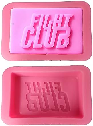 Fight Club Shape Silicone Soap Molds,Silicone Cake Mold Fight Club Resin Clay Soaps Making Moulds,Officially Licensed (1)