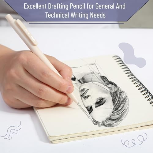 Mr. Pen- Pastel Mechanical Pencil Set with Lead Refills & Erasers, 6 Pack