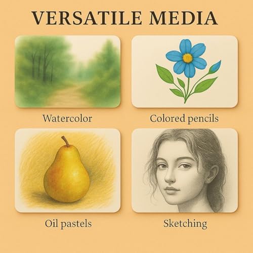 Moriquill 100 Watercolor Paper Cards, 4 x 6 in, 300gsm