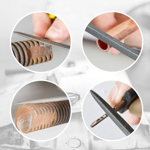 VASTOOLS 18Pcs 3D Printer Deburring Tool Kit - 10 Interchangeable Blades, 6 Needle Files & Micro Wire Cutter for 3D Printing, Resin, Plastic Models & DIY Crafts