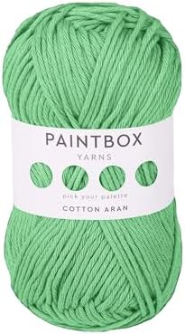 Paintbox Yarns 100% Cotton Aran Yarn 1.76oz / 50g, 93yds / 85m