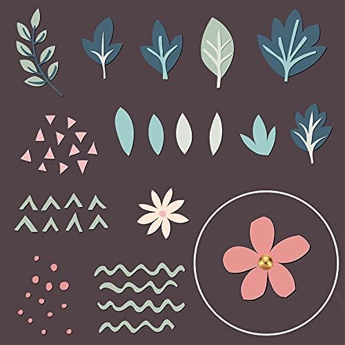 Hotop 500 Pcs Brad for Paper Crafts Metal Paper Fasteners,Golden (Pack of 2)