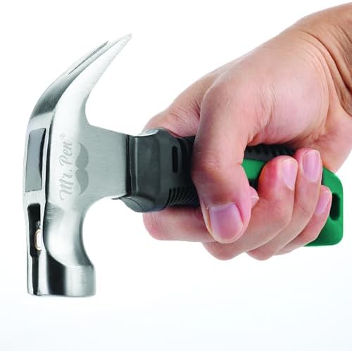 Mr. Pen- Claw Hammer, 8oz, Dark Green, Magnetic