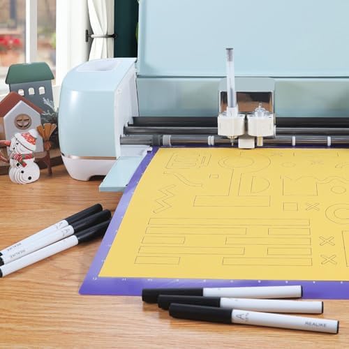 REALIKE StrongGrip Cutting Mat Compatible with Cricut Maker 4/Maker 3/Maker/Explore 4/3/Air 2/Air/One, 2 Pack 12x12 Inch Purple Strong Grip Adhesive Sticky Non-Slip Cut Mat