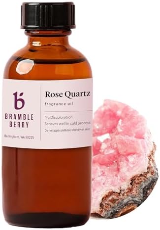 Bramble Berry Rose Quartz Fragrance Oil | Rose Quartz Scent for Soap Making, Candle Making, Lotion & Bath Bombs | Skin Safe, Vegan, Paraben & Phthalate Free, DIY Craft Essential