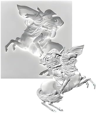Classical Greek Chariot and Cross Silicone Molds, 3-Piece Set, Ancient Warrior Decorative Relief Design for Chocolate Clay