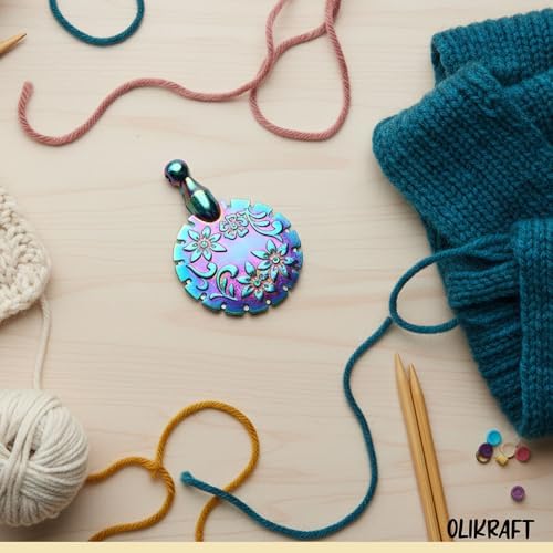 Olikraft 4-Pack Yarn Cutter Pendants (Rainbow)