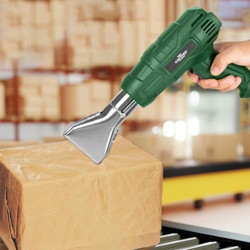 1500W Dual-Temp Heat Gun Kit, Hot Air Tool with 4 Nozzles