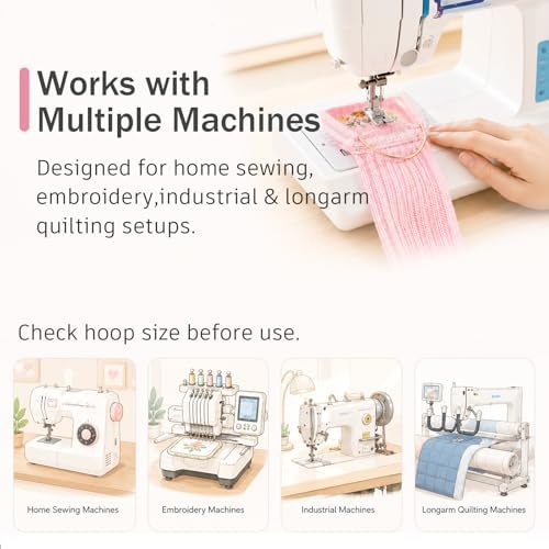 Sock Hoop for Embroidery Machine, 3 Pack Sock Easy Embroidery Tool & Hooping Aid Station, Embroidery Hoop Frame Set, 2 Adult & 1 Kid Sizes