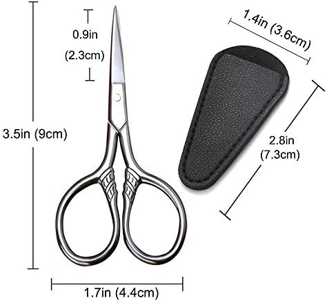 Small Precision Scissors, 3.5in Beauty Grooming Kit