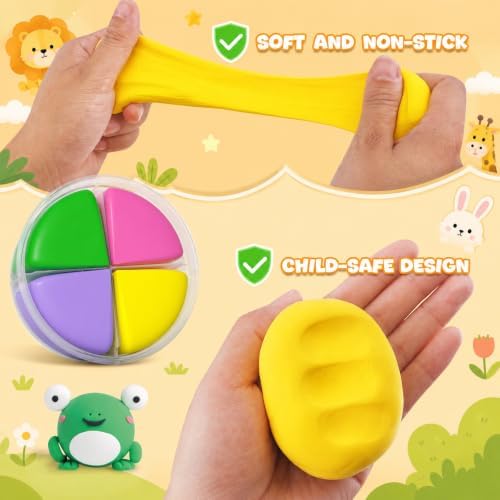 Air Dry Clay Kit -12 Animals Modeling Clay for Kids Arts and Crafts