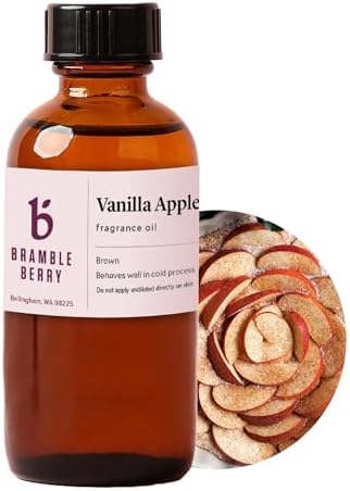Bramble Berry Vanilla Apple Cinnamon Baked Fruit & Spice Scent for Soap Making, Candles, Lotion, Bath Bombs & Perfume | Skin Safe, Vegan, Paraben & Phthalate Free, DIY Craft Essential