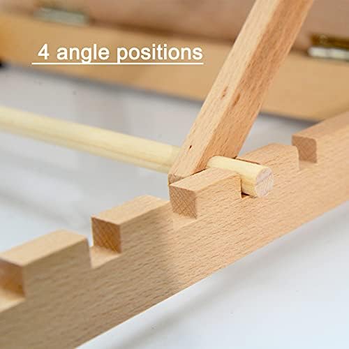 Darnassus A3 Extra Large Adjustable Tabletop Painting Easel, 16.5 inch by 12.6 inch, Drawing and Sketching Board, Book Holder, Book Stands, Tilt Height Adjustable, Portable Easel Stand