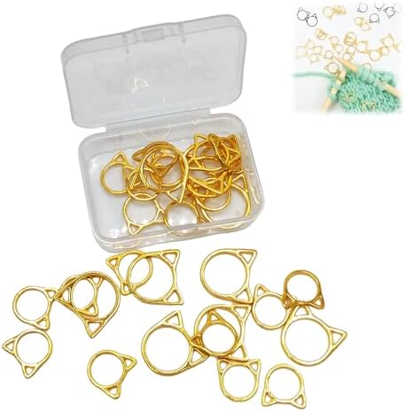 Cat Stitch Markers Cute Stitch Markers Metal Stitch Marker for Crocheting