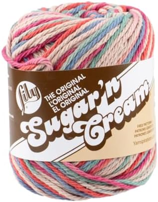 Craft County 100% Cotton Yarn Medium (Size 4) – Weaving, Knitting, and Crochet – Painted Desert Ombre (95 Yards)