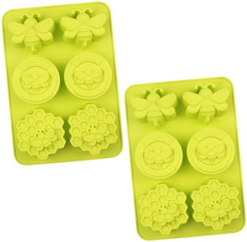 Bee Soap Molds, Round Honeybee Molds for Handmade Soap Making