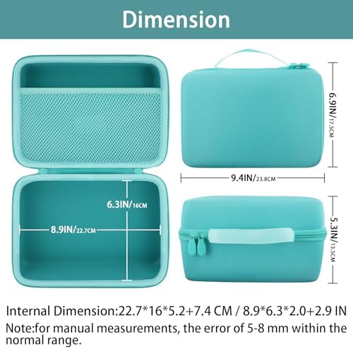 khanka Case Compatible with M110 M100 M200 Liene 4x6'' Photo Printer, Wi-Fi Picture Printer,Case Only(Blue)