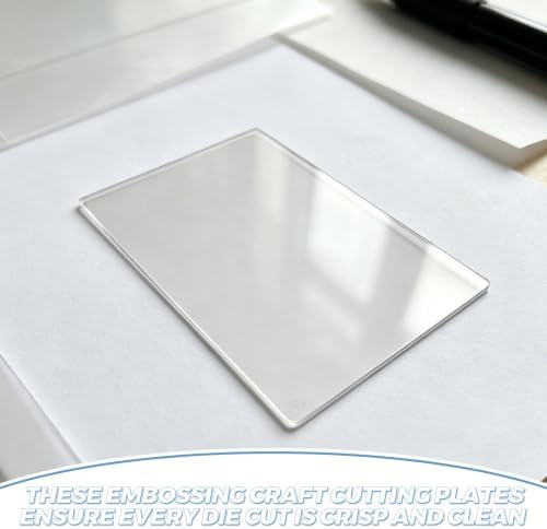 Lurrose Die Cutting Mat for Embossing Machine: 8x6" 2mm Thick Cutting Pad for Papercraft, Scrapbooking, Card Making, Protects Dies and Ensures Clean Cuts Fit Projects