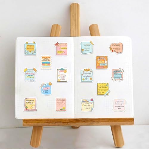 DothRayan Positive Affirmation Stickers, 100PCS Mental Health Inspirational Motivational Encouraging Self Love Care Quote Sticker Pack for Laptops Water Bottles Planners Decals Students Teens Adults