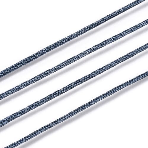 Elecrelive 43 Yards Nylon String Steel Blue Nylon Cord Nylon Beading Thread