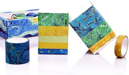 Washi Tape Set of 12 Rolls Van Gogh Starry Night Decorative Tape