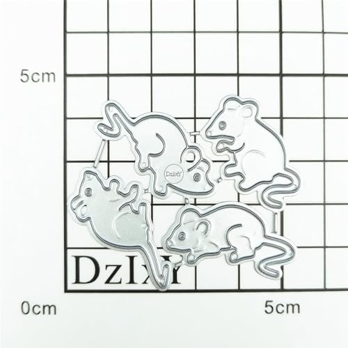 Animal Mouse Metal Cutting Dies for Card Making